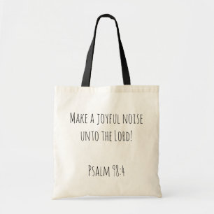 Maak een vrolijke ruiszegening tote bag