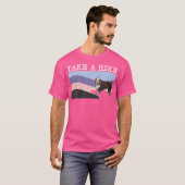 Maak een wandeling Bearded Collie Grappig Graphic T-shirt (Voorkant volledig)