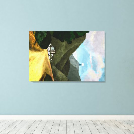 Maak een wandeling. Canvas kunst (Insitu (Houten vloer))