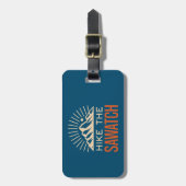 Maak een wandeling door de Sawatch Range Sunburst Bagagelabel (Voorkant verticaal)