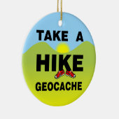 Maak een wandeling landschap keramisch ornament (Rechts)