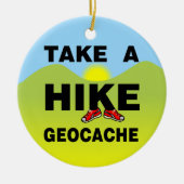 Maak een wandeling landschap keramisch ornament (Voorkant)