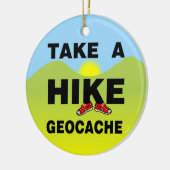 Maak een wandeling landschap keramisch ornament (Links)