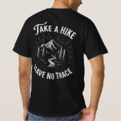 Maak een wandeling Leave No Trace - Camping T-shirt (Achterkant)