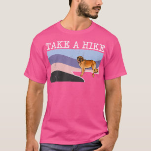 Maak een wandeling Leonberger Grappig Graphic Hiki T-shirt