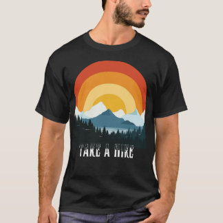 Maak een wandeling Outdoor Adventure Quotes Design T-shirt