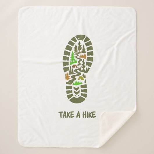 Maak een wandeling | Sherpa Deken (Voorkant)