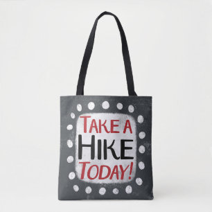 Maak een wandeling vandaag Canvas tas