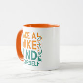 Maak een wandeling Zoek jezelf Mok (Voorkant links)