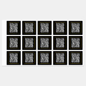 Maak een waterdichte bedrijfs QR-code Labels (Vel)