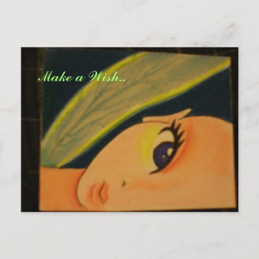 Maak een wens... briefkaart (Voorkant)