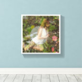 Maak een wens Canvas Print (Insitu (Houten vloer))