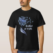 Maak een wens-Dandelion ventilator T-shirt (Voorkant)