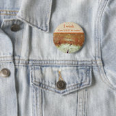 Maak een wens dandilion badge ronde button 5,7 cm (In situ)