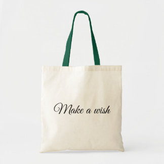 Maak een wens Houd het Canvas tas