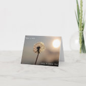 Maak een Wens… Kaart (Voorkant)