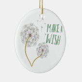 Maak een wens keramisch ornament (Rechts)