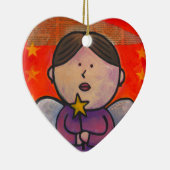 Maak een wens keramisch ornament (Rechts)