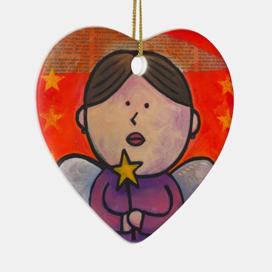 Maak een wens keramisch ornament (Rechts)