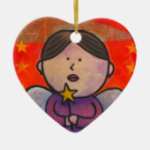 Maak een wens keramisch ornament (Voorkant)