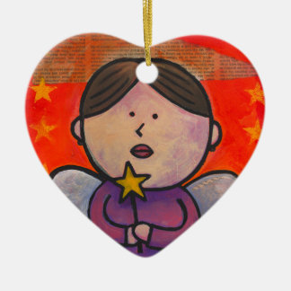 Maak een wens keramisch ornament