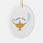 Maak een wens keramisch ornament (Rechts)