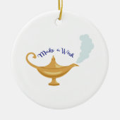 Maak een wens keramisch ornament (Voorkant)