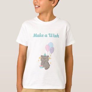 Maak een Wens Kinderen Verjaardags T-Shirt