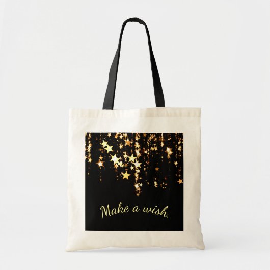 Maak een wens op het gebied van de 'Falling Gold S Tote Bag (Voorkant)
