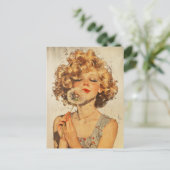 Maak een wens paardenbloem briefkaart (Staand voorkant)