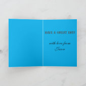 Maak een wens paardenbloem klok.Bewerkbare verjaar Kaart (Binnen)