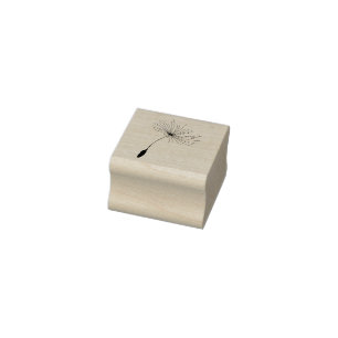 Maak een wens paardenbloem zaad   Motif Rubber Sta Rubberstempel