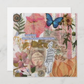 Maak een wens plat Wenskaart (Voorkant / Achterkant)