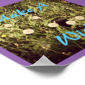 Maak een wens poster (Hoek)