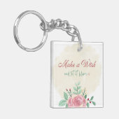 Maak een Wens Sleutelhanger | Bloemig Cute Accesso (Voorkant Links)