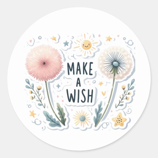 Maak een wens Stickers (Voorkant)