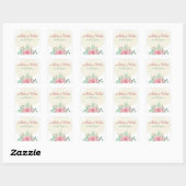 Maak een Wens Stickers | Bloemige Cute Set (Vel)