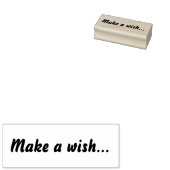 Maak een wens tekst rubber stempel, kaartmaken, ku rubberstempel (Gestempeld)