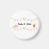 Maak een wens - Verjaardagsfeest Verboden Magneet (Voorkant)