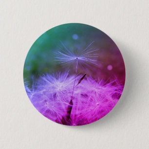 Maak een wensen dandilion klok badge ronde button 5,7 cm