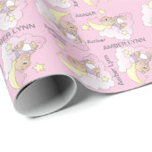 Maak een Wish Baby Girl Cadeaupapier (Rol Hoek)