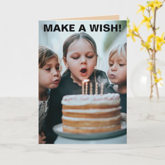 MAAK EEN WISH "BINNER CHILD", GEWELDIGE KAARTEN OP (Gele Bloem)