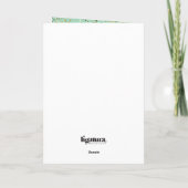 Maak een Wish Birthday Candle Funny Wenskaart Kaart (Achterkant)