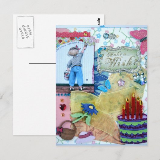 Maak een Wish Briefkaart (Voorkant / Achterkant)