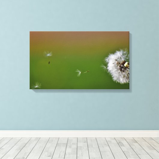 Maak een Wish. Canvas Afdruk (Insitu (Houten vloer))