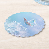Maak een Wish Dandelion- en Butterfly-ontwerp Kartonnen Onderzetters (Gekanteld)