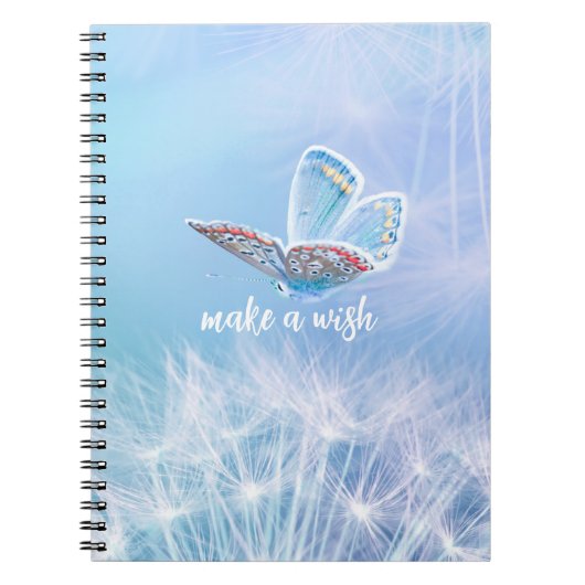Maak een Wish Dandelion- en Butterfly-ontwerp Notitieboek (Voorkant)