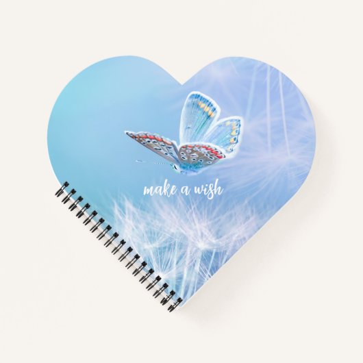 Maak een Wish Dandelion- en Butterfly-ontwerplapto Notitieboek (Voorkant)