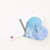 Maak een Wish Dandelion- en Butterfly-ontwerplapto Notitieboek (Binnen)