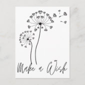 Maak een Wish Dandelion Flower Fluff Briefkaart